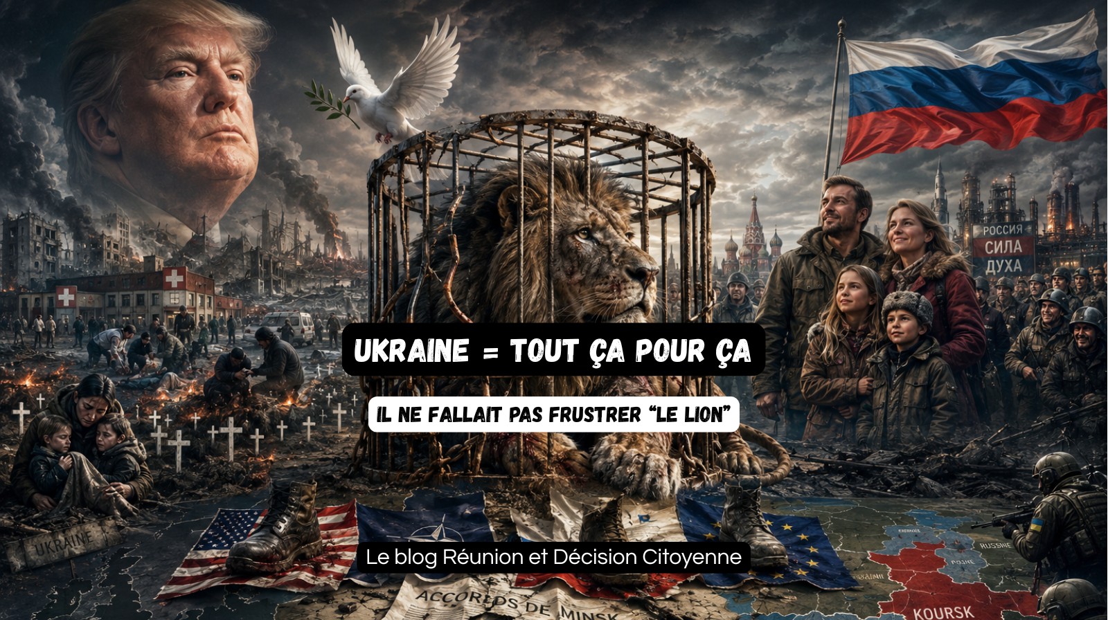 Ukraine = Tout ça pour ça, il ne fallait pas frustrer le « Lion »
