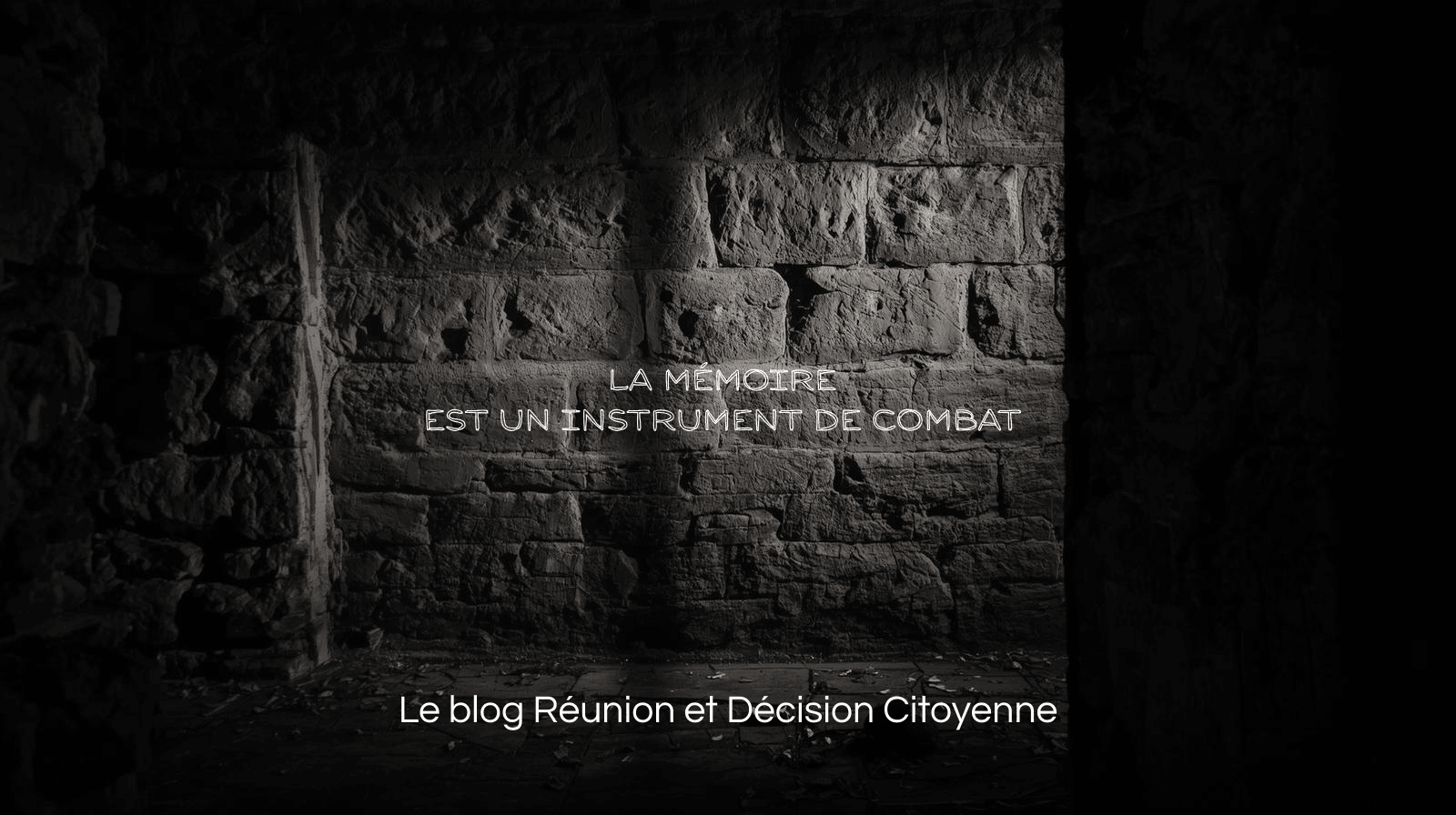 La mémoire est un instrument de combat