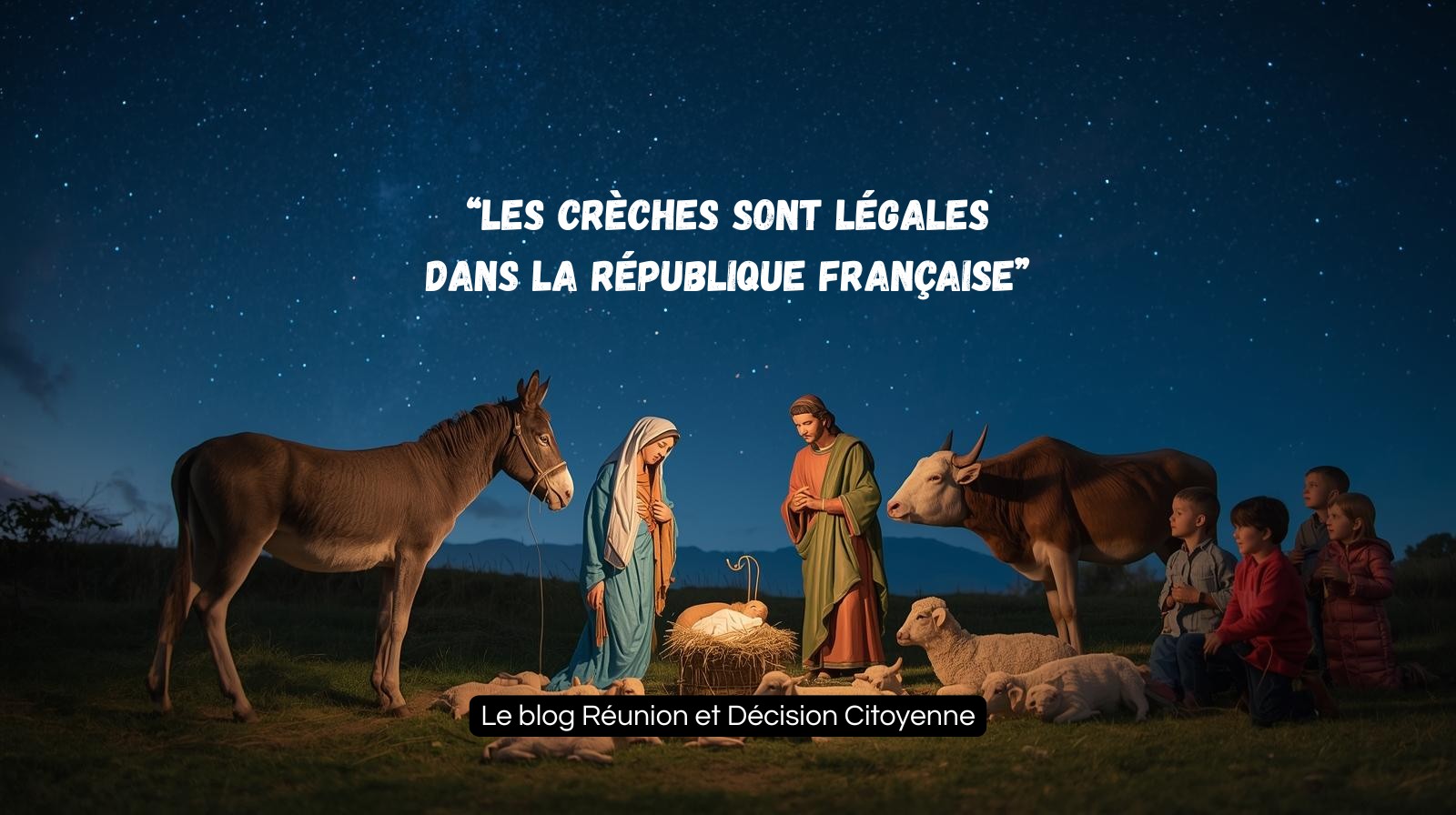 Les crèches sont légales dans la République française
