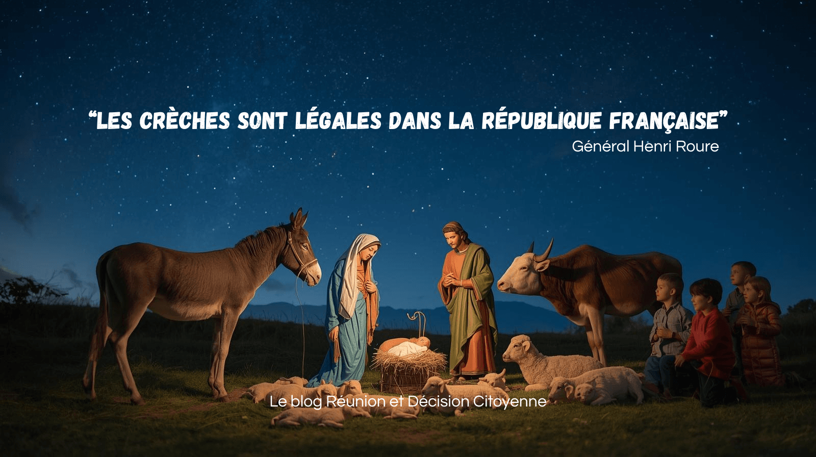 Les crèches sont légales dans la République française